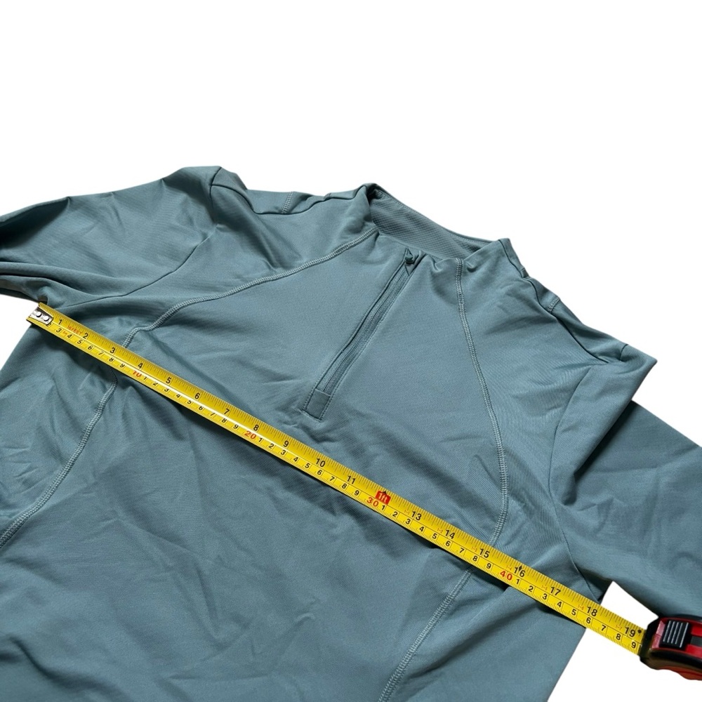 Athleta Teal Long-Sleeve Half-Zip Performance Top - Picture 8 of 8